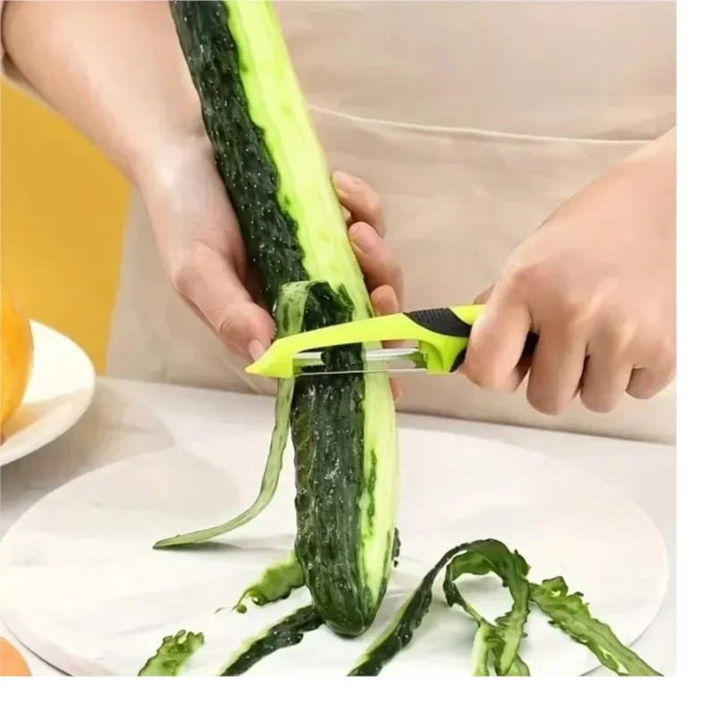 Multifunctional Peeling Knife Anti Slip Handle Stainless Steel Household Potato Peeling Kitchen Efficient Vegetables Fruits Tool