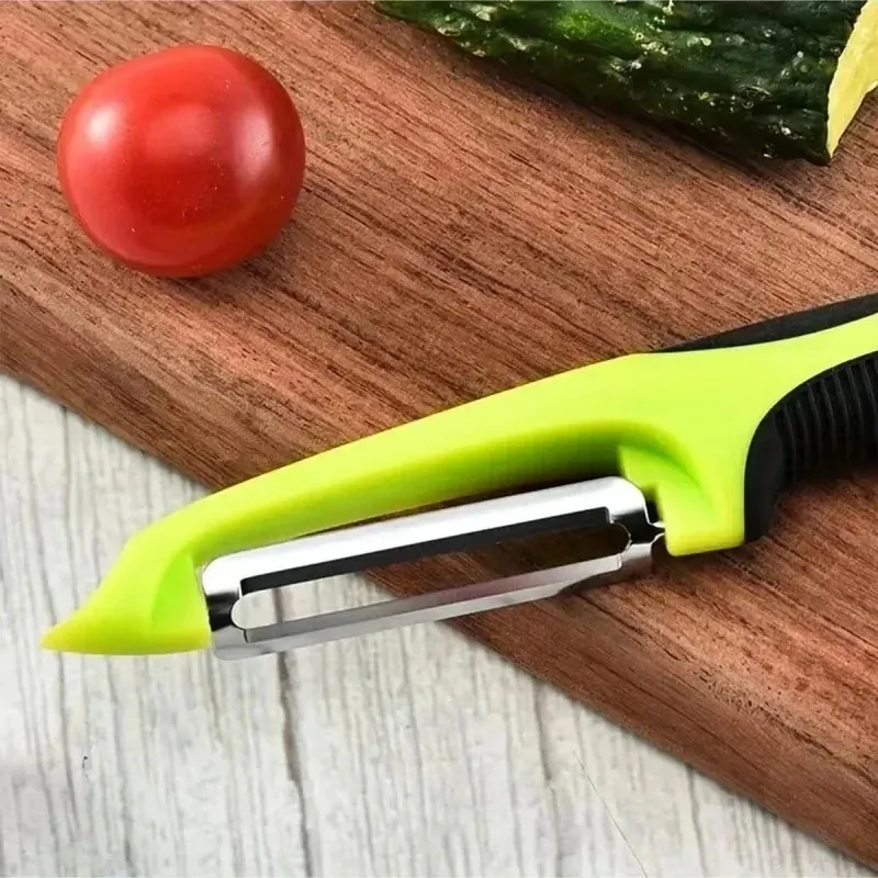 Multifunctional Peeling Knife Anti Slip Handle Stainless Steel Household Potato Peeling Kitchen Efficient Vegetables Fruits Tool