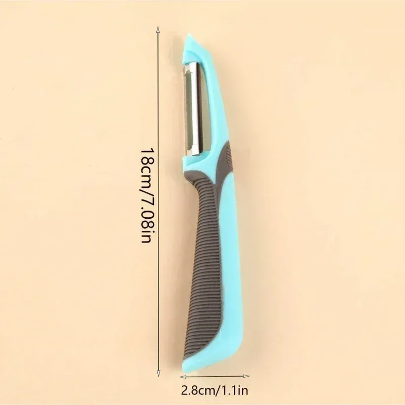 Multifunctional Peeling Knife Anti Slip Handle Stainless Steel Household Potato Peeling Kitchen Efficient Vegetables Fruits Tool