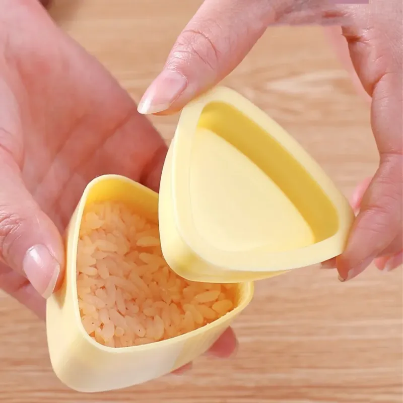 Triangles Sushi Mold Onion Rice Ball Food Press Japanese Bento Kitchen Gadget Set Onigiri Maker Frame Kit Tools Gadgets Dining