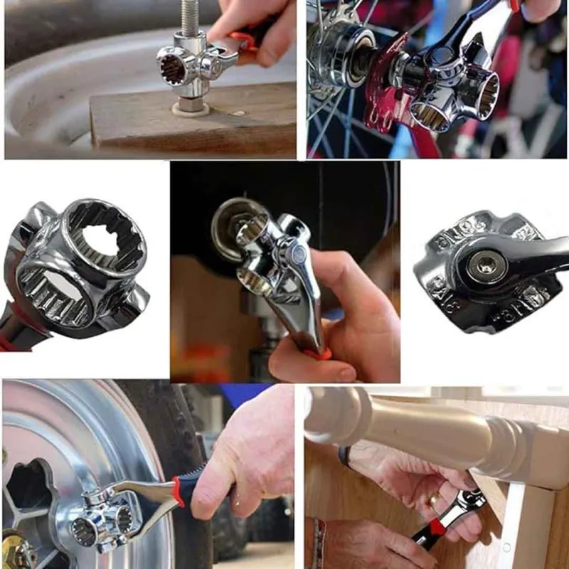 কোডঃ MSW01; 48 in 1 Multifunctional 360° Rotating Smart Wrench (Random Color)