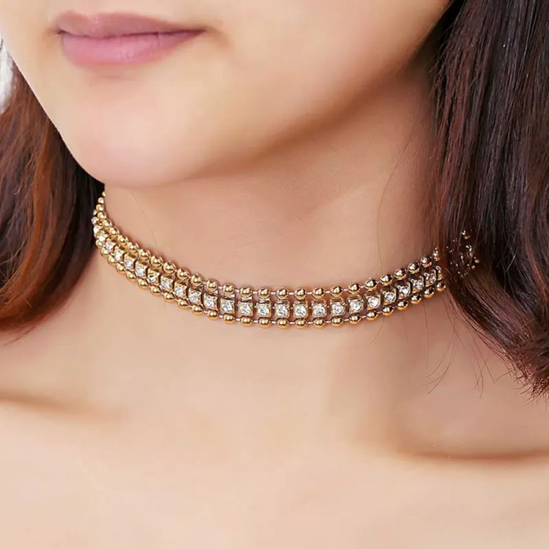 কোডঃ NEC08; Fashionable Choker Necklace