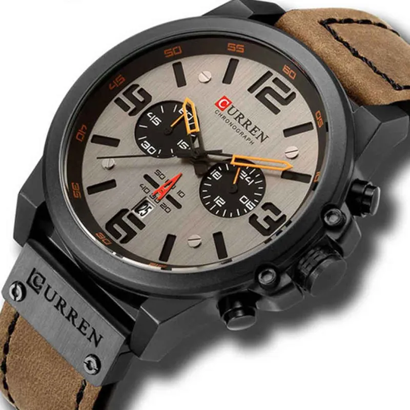 কোডঃ CR52a; Curren Premium Quality Watch